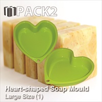 Soap Mould - Heart (Large) - Click Image to Close